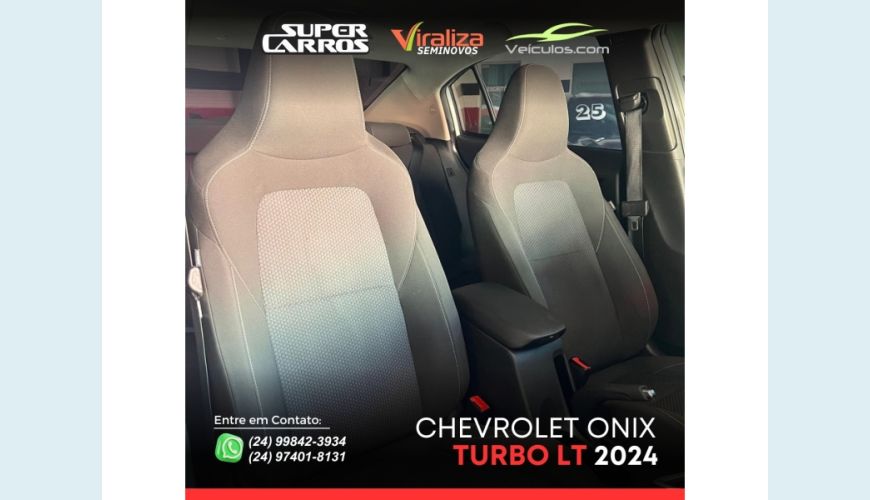 CHEVROLET ONIX - BRANCO - 2024 Foto 9 (Grande)