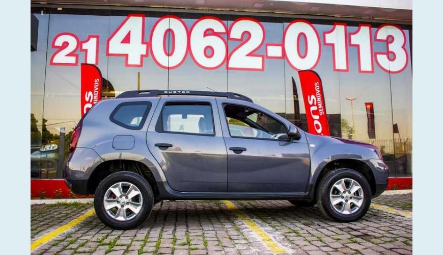 RENAULT DUSTER 1.6 16V EXPRESSION (FLEX) - CINZA - 2018 Foto 9 (Grande)
