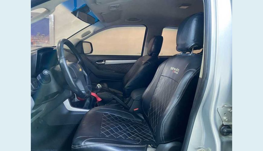 CHEVROLET S-10 CABINE DUPLA S-10 LT 2.5 4X4 (CAB DUPLA) (FLEX) - PRATA - 2015 Foto 9 (Grande)