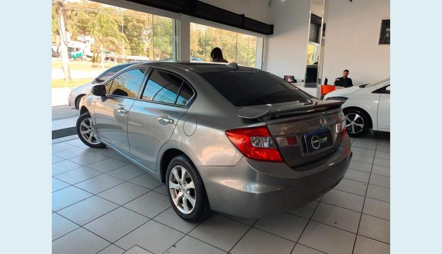 HONDA CIVIC EXS - CINZA - 2013 Foto 9 (Grande)