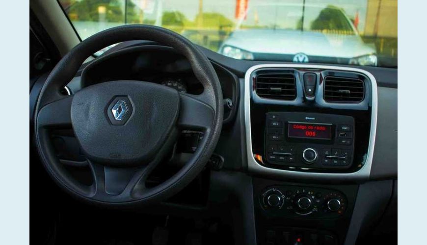 RENAULT LOGAN AUTHENTIQUE 1.0 12V SCE (FLEX) - BRANCO - 2018 Foto 9 (Grande)