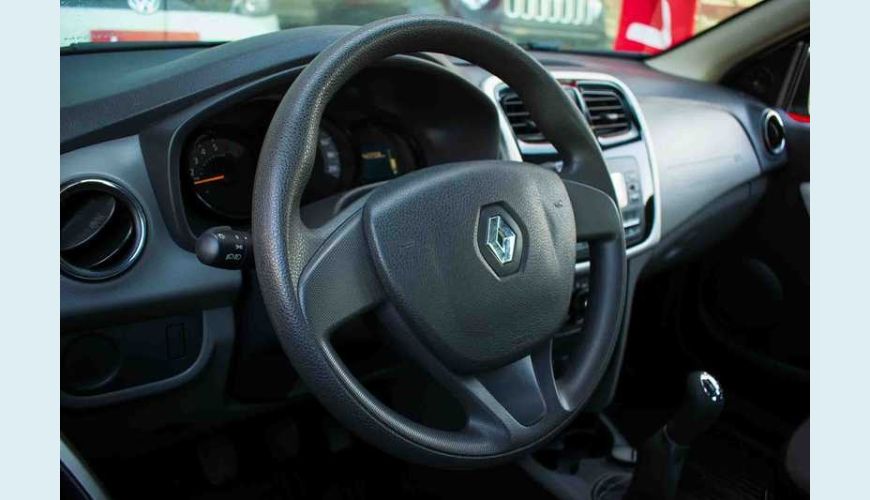 RENAULT LOGAN AUTHENTIQUE 1.0 12V FLEX MANUAL 4P - BRANCO - 2018 Foto 9 (Grande)