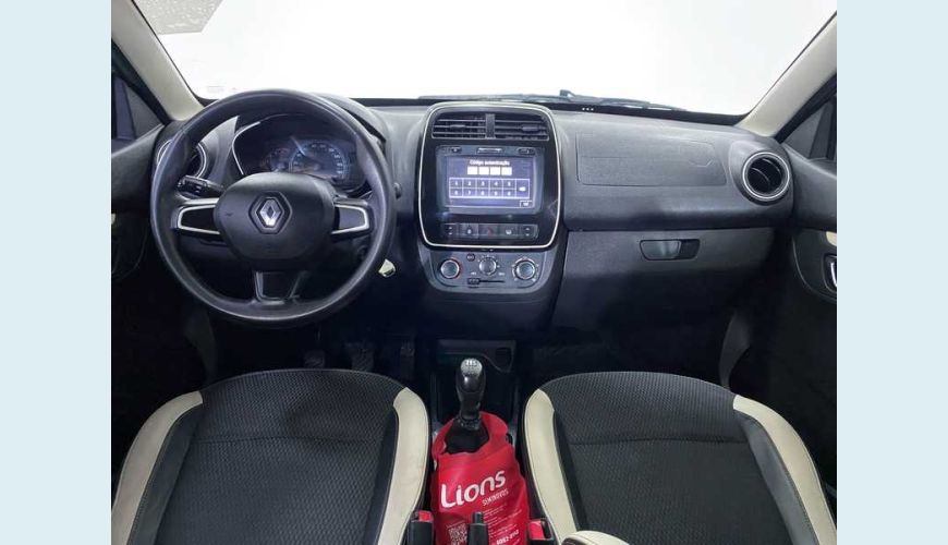 RENAULT KWID INTENSE 1.0 12V FLEX MANUAL 4P - BRANCO - 2018 Foto 9 (Grande)