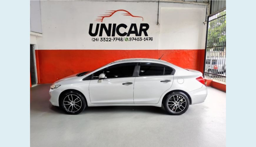 HONDA CIVIC FLEX MANUAL 4P - PRATA - 2014 Foto 9 (Grande)