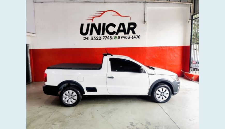 VOLKSWAGEN SAVEIRO FLEX MANUAL 2P - BRANCO - 2017 Foto 9 (Grande)