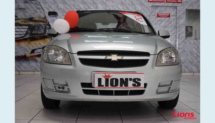 CHEVROLET CELTA LT 1.0 FLEX MANUAL 4P - PRATA - 2012 Foto 9 (Grande)