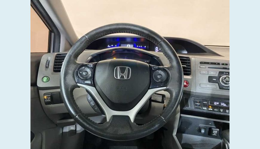 HONDA CIVIC NEW LXR 2.0 I-VTEC FLEX AUT. 4P - CINZA - 2014 Foto 9 (Grande)