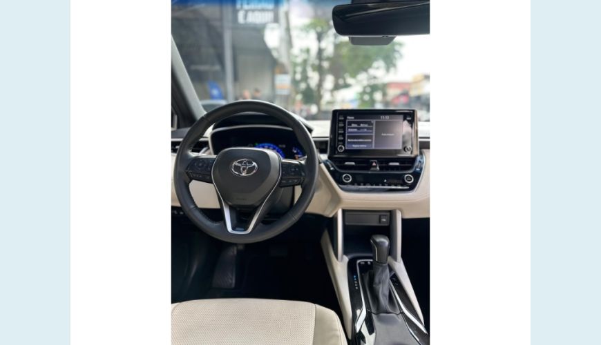 TOYOTA COROLLA CROSS ELETRICO/ AUT. 4P - PRATA - 2023 Foto 9 (Grande)