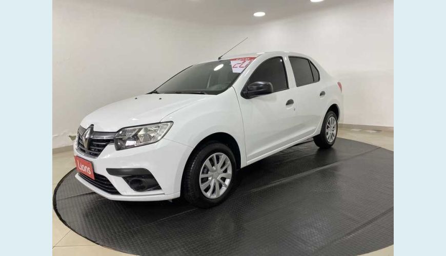 RENAULT LOGAN ZEN 1.0 12V SCE (FLEX) - BRANCO - 2020 Foto 9 (Grande)
