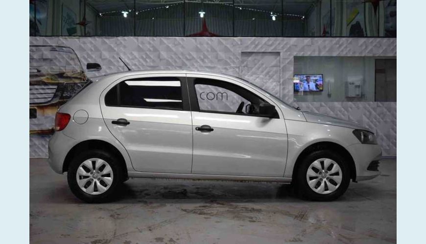 VOLKSWAGEN GOL 1.0 TEC TRENDLINE (FLEX) 2P - PRATA - 2015 Foto 9 (Grande)