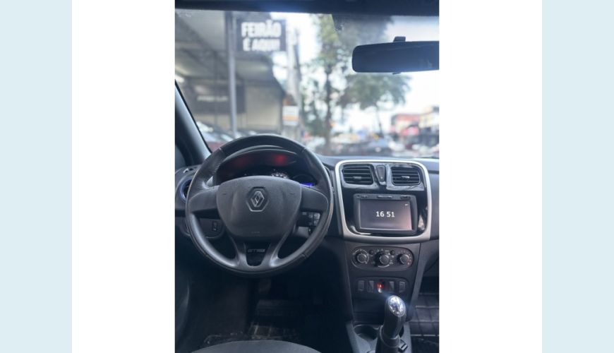 RENAULT RENAULT SANDERO FLEX MANUAL 4P - PRATA - 2019 Foto 9 (Grande)