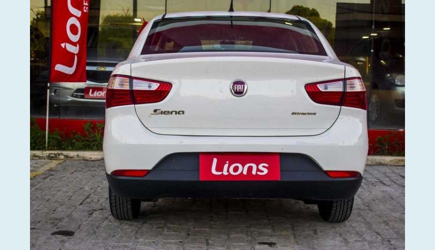 FIAT GRAND SIENA ATTRACTIVE 1.0 FLEX - BRANCO - 2018 Foto 9 (Grande)