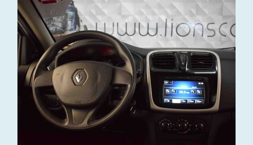 RENAULT RENAULT SANDERO EXPRESSION 1.6 8V FLEX MANUAL 4P - BRANCO - 2015 Foto 9 (Grande)