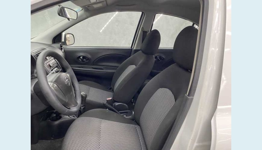 NISSAN MARCH S 1.0 12V FLEX MANUAL 4P - BRANCO - 2019 Foto 9 (Grande)