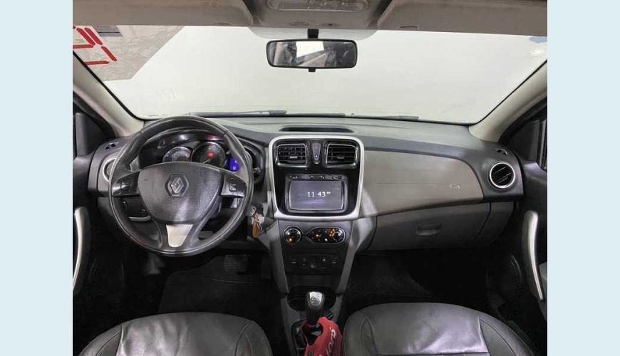 RENAULT LOGAN DYNAMIQUE 1.6 8V FLEX AUT. 4P - PRETO - 2015 Foto 9 (Grande)