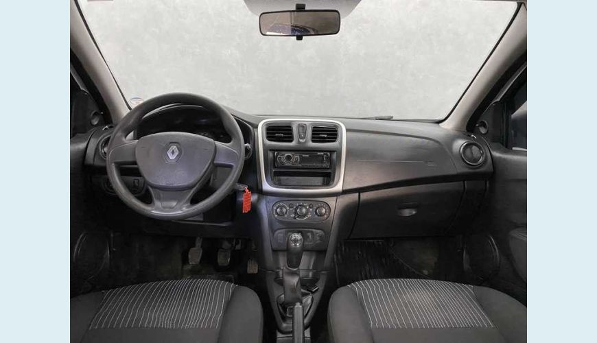 RENAULT RENAULT LOGAN AUTHENTIQUE 1.0 12V FLEX MANUAL 4P - BRANCO - 2020 Foto 9 (Grande)