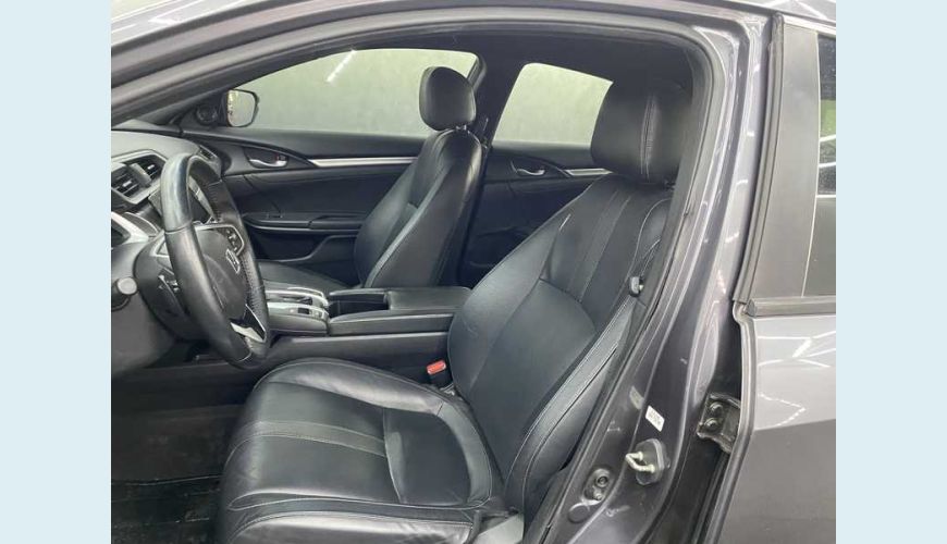 HONDA CIVIC EXL 2.0 I-VTEC FLEX AUT. 4P - CINZA - 2019 Foto 9 (Grande)