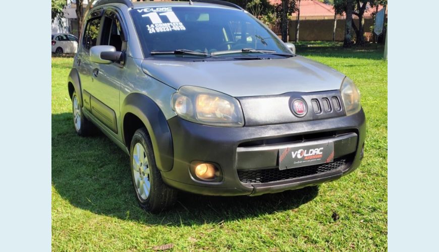FIAT UNO FLEX MANUAL 5P - CINZA - 2011 Foto 9 (Grande)