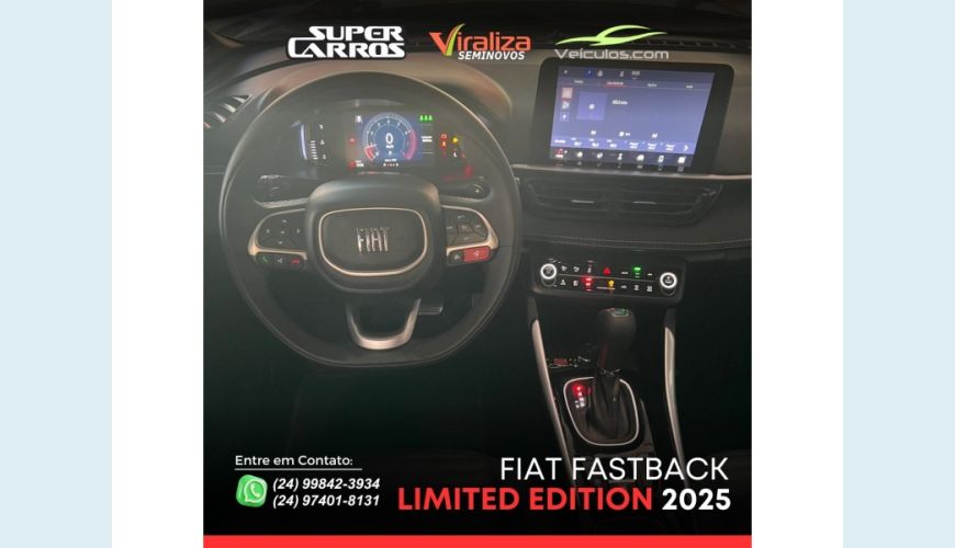 FIAT FASTBACK FLEX AUT. 4P - PRETO - 2025 Foto 9 (Grande)