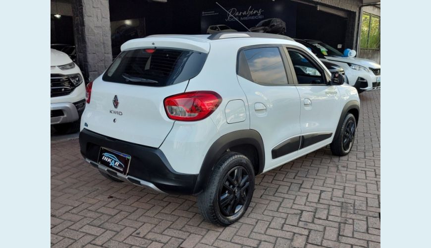 RENAULT KWID FLEX MANUAL 4P - BRANCO - 2022 Foto 9 (Grande)
