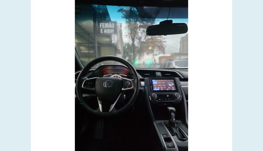 HONDA CIVIC FLEX AUT. 4P - CINZA - 2019 Foto 9 (Grande)