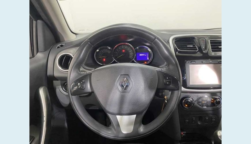 RENAULT LOGAN DYNAMIQUE 1.6 8V FLEX MANUAL 4P - PRETO - 2015 Foto 9 (Grande)