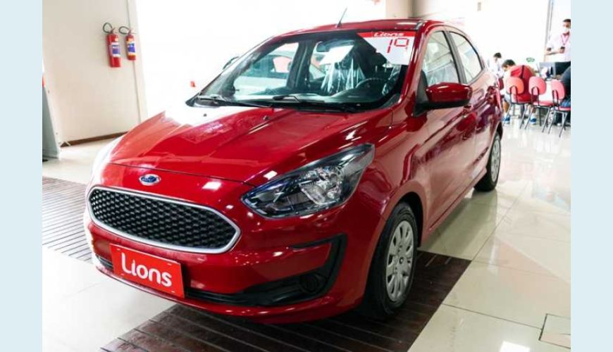 FORD KA SE PLUS 1.0 FLEX MANUAL 4P - VERMELHO - 2019 Foto 9 (Grande)