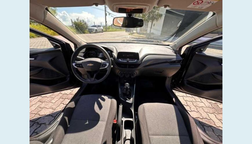CHEVROLET CHEVROLET ONIX 1.0 FLEX MANUAL 4P - PRETO - 2025 Foto 9 (Grande)
