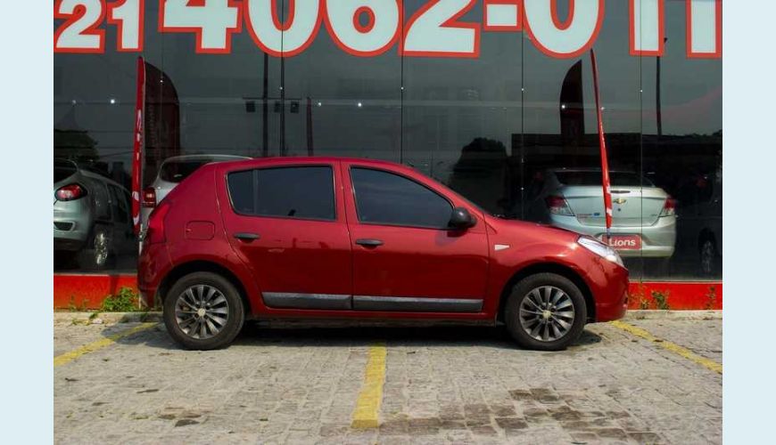 RENAULT RENAULT SANDERO EXPRESSION 1.6 8V FLEX MANUAL 4P - VERMELHO - 2010 Foto 9 (Grande)