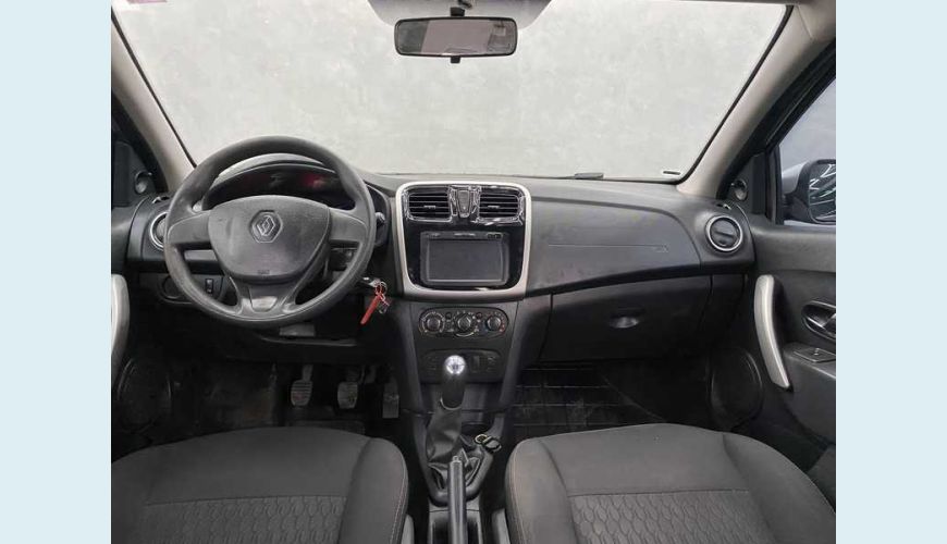 RENAULT SANDERO EXPRESSION 1.0 12V FLEX MANUAL 4P - PRATA - 2019 Foto 9 (Grande)