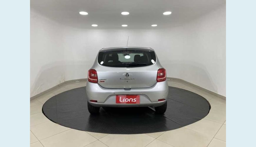 RENAULT SANDERO AUTHENTIQUE 1.0 12V FLEX MANUAL 4P - PRATA - 2019 Foto 9 (Grande)
