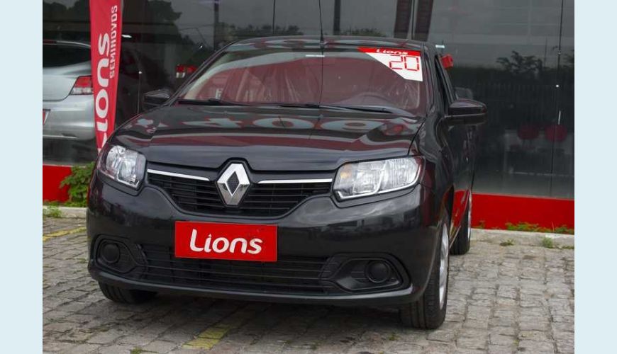 RENAULT LOGAN AUTHENTIQUE 1.0 12V FLEX MANUAL 4P - PRETO - 2020 Foto 9 (Grande)