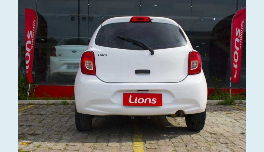 NISSAN MARCH S 1.0 12V FLEX MANUAL 4P - BRANCO - 2019 Foto 9 (Grande)