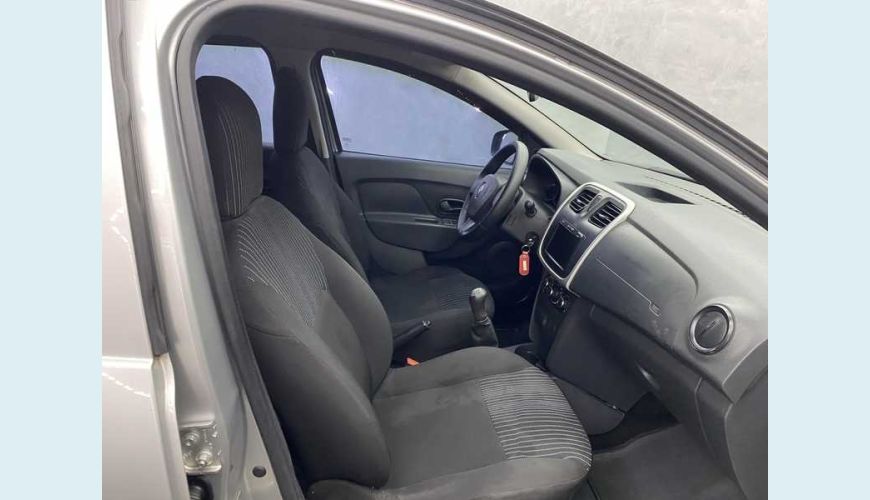 RENAULT LOGAN AUTHENTIQUE 1.0 12V FLEX AUT. 4P - PRATA - 2018 Foto 9 (Grande)