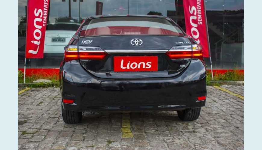 TOYOTA COROLLA GLI UPPER MULTI-DRIVE 1.8 FLEX AUT. 4P - PRETO - 2019 Foto 9 (Grande)