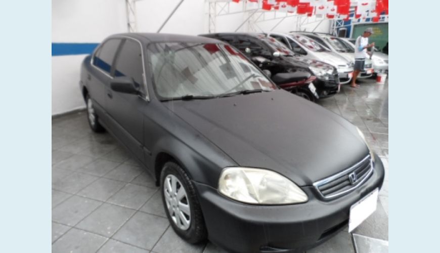 HONDA CIVIC SEDAN LX 1.6 16V AUT. 4P - PRETO - 1999 Foto 1 (Grande)