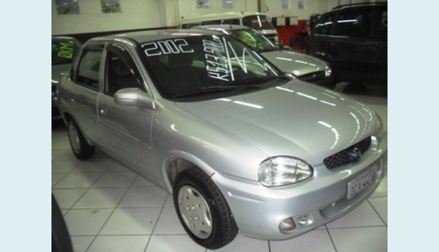 CHEVROLET CORSA SEDAN MILENIUM - PRATA - 2002 Foto 1 (Grande)