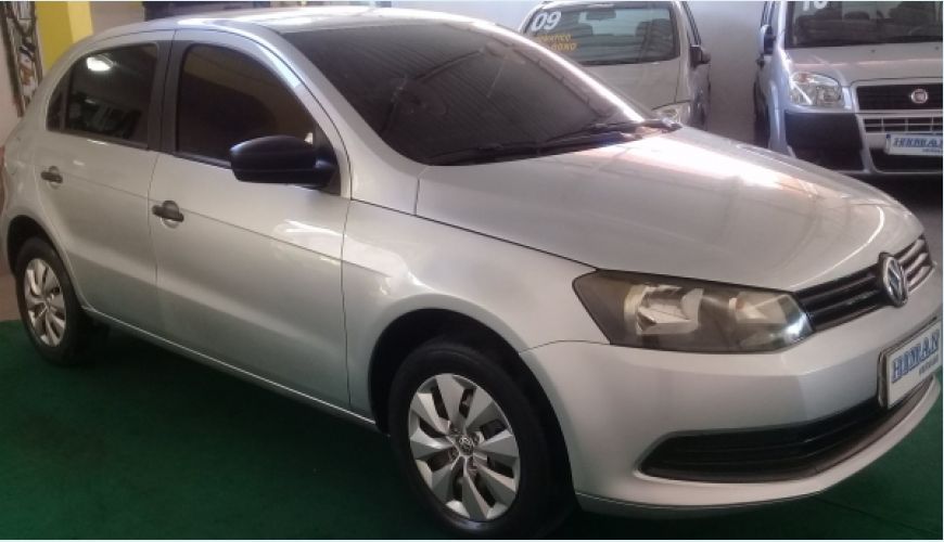 VOLKSWAGEN GOL 1.6 MI CITY 8V FLEX 4P - PRATA - 2014 Foto 1 (Grande)