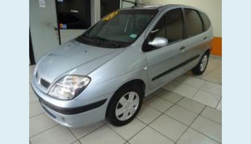 RENAULT SCENIC 1.6 EXPRESSION 16V HI-FLEX 4P - PRATA - 2008 Foto 1 (Grande)