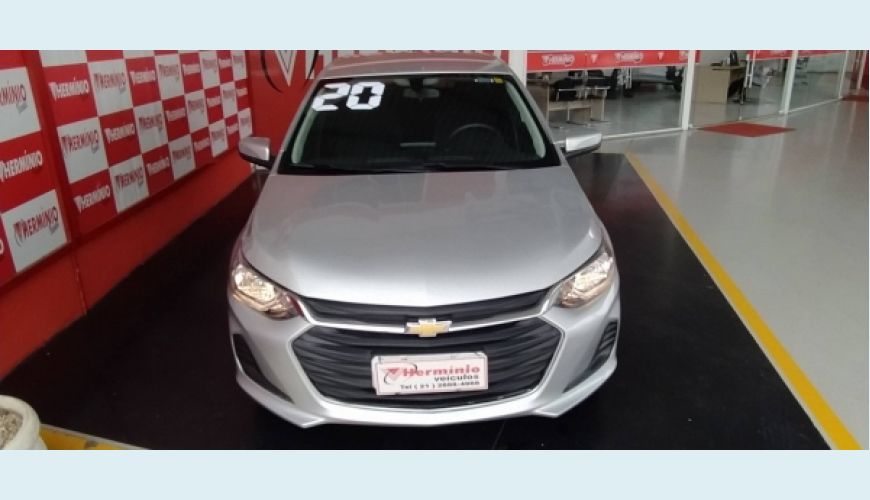 CHEVROLET ONIX 1.0 FLEX LT - PRATA - 2020 Foto 1 (Grande)