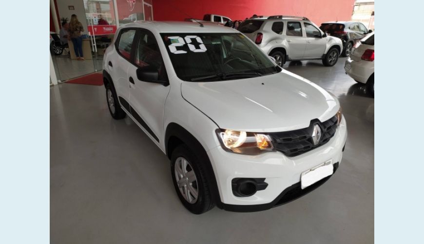 RENAULT KWID 1.0 12V SCE FLEX ZEN - BRANCO - 2020 Foto 1 (Grande)