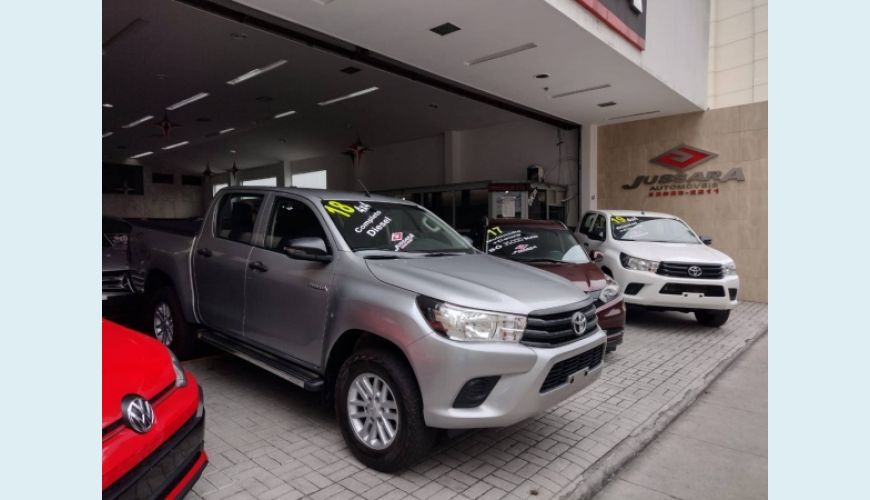 TOYOTA HILUX 2.8 NARROW 4X4 CD 16V DIESEL 4P - PRATA - 2018 Foto 1 (Grande)