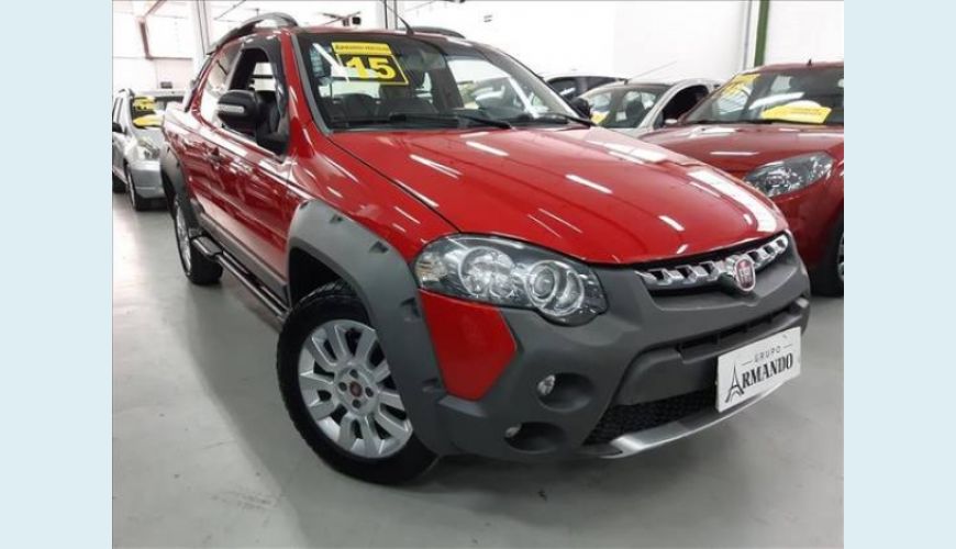 FIAT STRADA 1.8 MPI ADVENTURE CD 16V FLEX 3P AUT. - VERMELHO - 2015 Foto 1 (Grande)