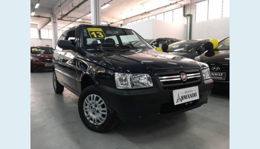 FIAT UNO 1.0 MPI MILLE FIRE ECONOMY 8V FLEX 2P - AZUL - 2013 Foto 1 (Grande)