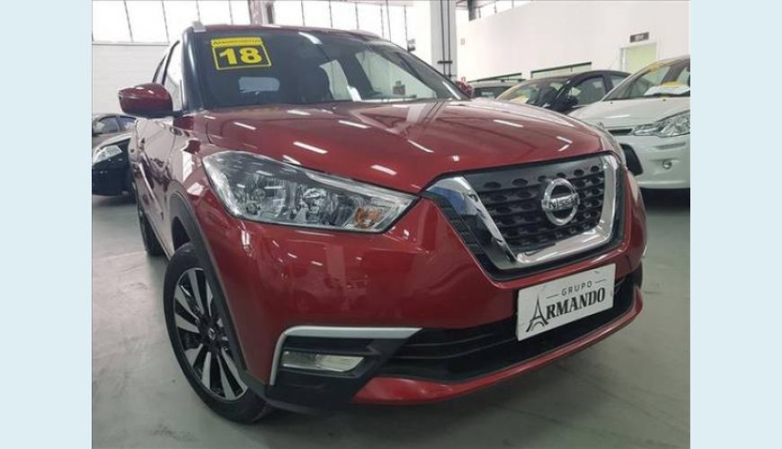 NISSAN KICKS 1.6 16V FLEXSTART SV 4P XTRONIC - VERMELHO - 2018 Foto 1 (Grande)