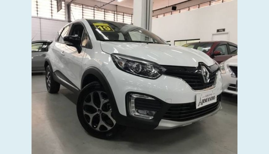 RENAULT CAPTUR 1.6 16V SCE FLEX INTENSE X-TRONIC - BRANCO - 2019 Foto 1 (Grande)