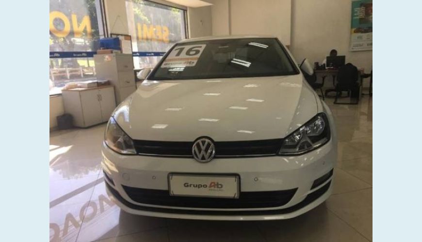 VOLKSWAGEN GOLF 1.6 MSI COMFORTLINE 16V TOTAL FLEX 4P - BRANCO - 2016 Foto 1 (Grande)