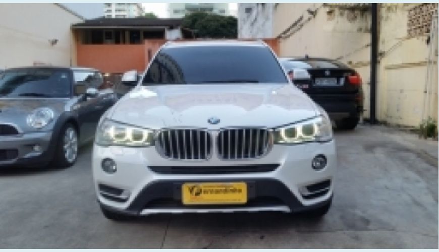 BMW X3 2.0 20I X LINE 4X4 16V 4P AUT. - BRANCO - 2015 Foto 1 (Grande)