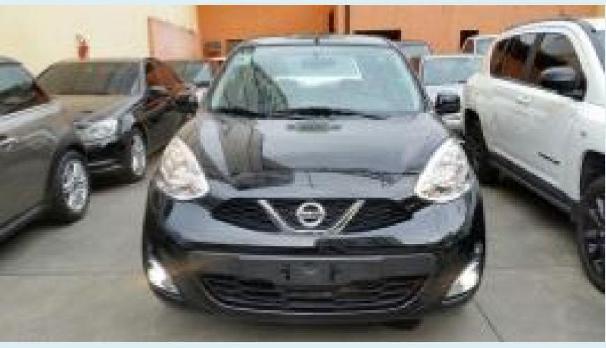 NISSAN MARCH 1.6 SV 16V FLEX 4P - PRETO - 2016 Foto 1 (Grande)