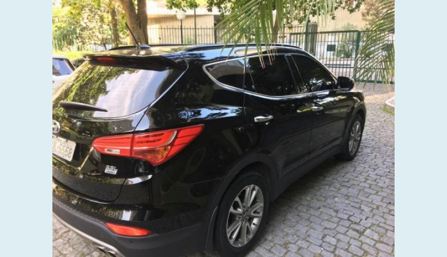 HYUNDAI SANTA FÉ 3.3 MPFI 4X4 7 LUGARES V6 270CV 4P AUT. - PRETO - 2014 Foto 1 (Grande)